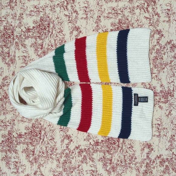 Hudson’s Bay Accessories - Hudson’s Bay Stripe Wool Scarf